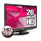 LG 26" Black LCD Flat Panel HDTV with Built-In DVD and Invisible Speakers 