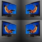 Quad Vizio E420VA 42-inch LCD HDTV - Four HDTVs