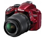 Nikon D3200 DSLR Digtal Camera - Red