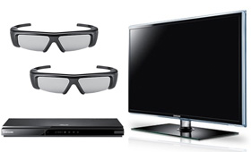 Samsung 3D Blu Ray HDTV Package
