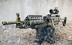 M249 Saw Para Paintball Machine Gun