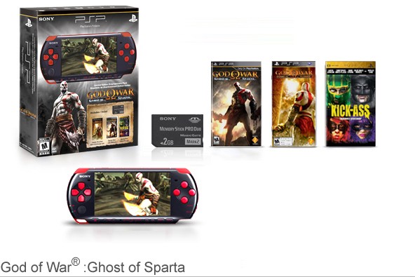 Sony Playstation Portable God of War PSP-3000 Entertainment Pack - Package