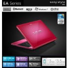 Sony Vaio EA Series Portable Laptop - Hibiscus Pink