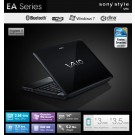 Sony Vaio EA Series Portable Laptop - Lava Black
