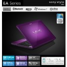 Sony Vaio EA Series Portable Laptop - Passion Purple