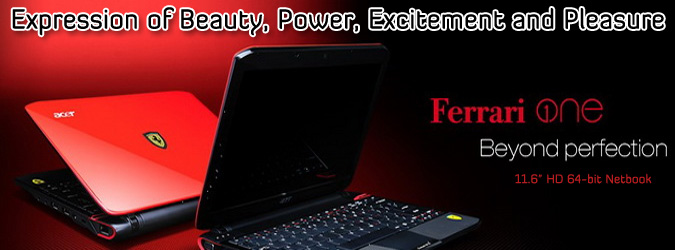 Acer Ferrari One Netbook High Peformance